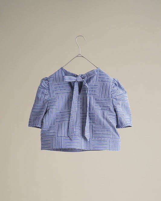 白雲 - Banshu-Ori Jacquard Blouse -